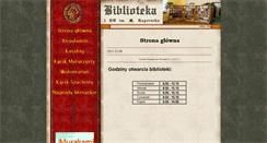 Desktop Screenshot of biblioteka.lo-zywiec.pl