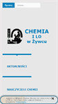 Mobile Screenshot of chemia.lo-zywiec.pl