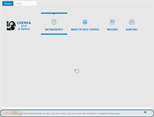 Tablet Screenshot of chemia.lo-zywiec.pl